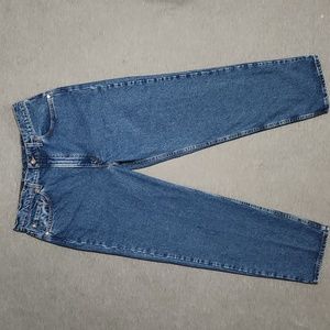Vintage LEVI'S 555 Relaxed Fit Straight Leg Baggy Oversized Denim Blue Dad Jeans